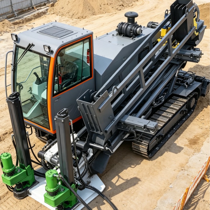 Heavy Equipment Drilling Rig - آلة حفر أفقية موجهة مخصصة للخدمة