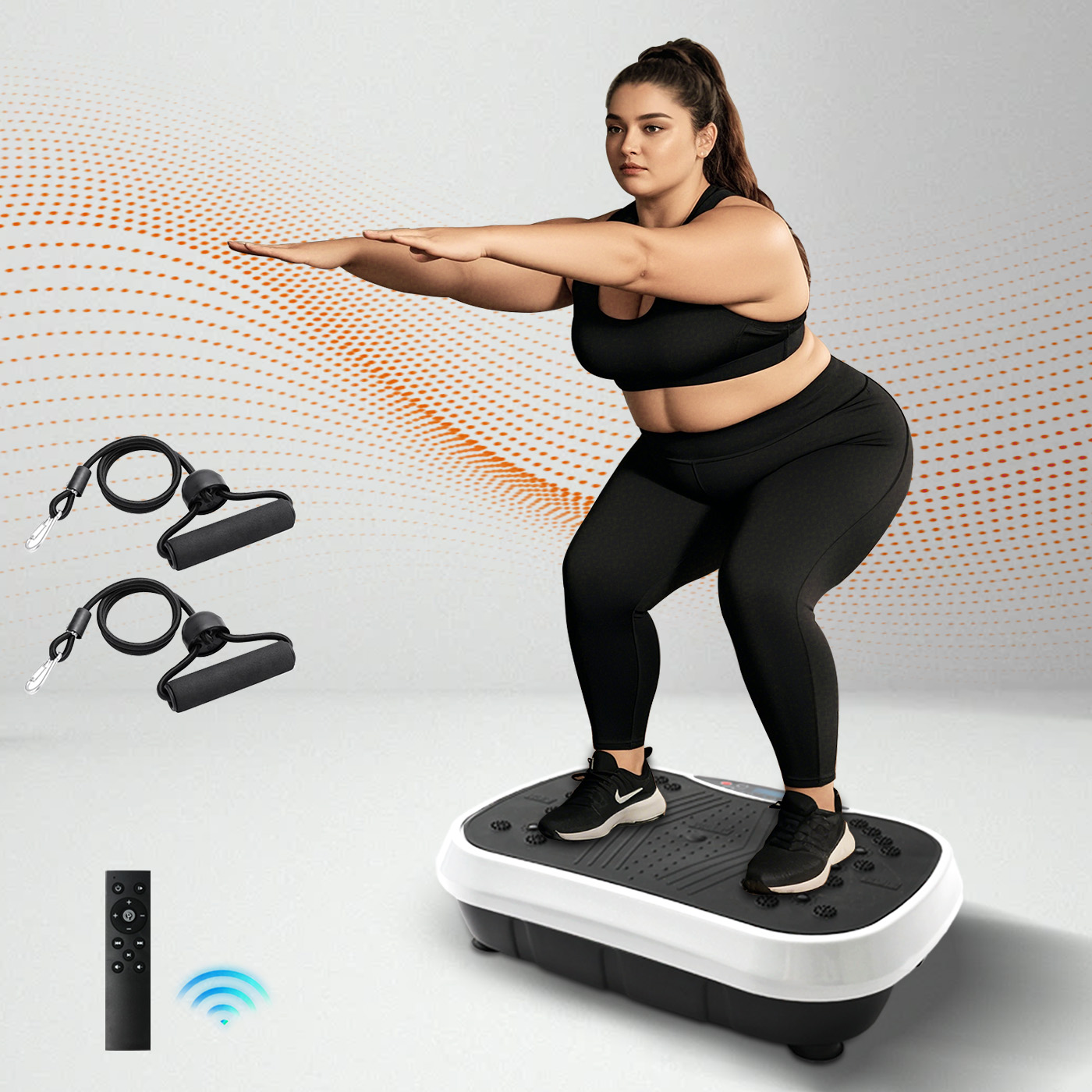Plate Compactor Vibrator - جهاز تمارين بالاهتزاز محمول لحرق الدهون