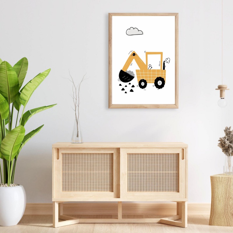 المركبات المائية جدار الفن شاح - مراجعة Heavy Equipment Background وسعره