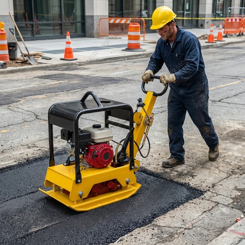 ضاغط ألواح اهتزازية عالي الكفا - مراجعة Plate Compactor Vibrator وسعره