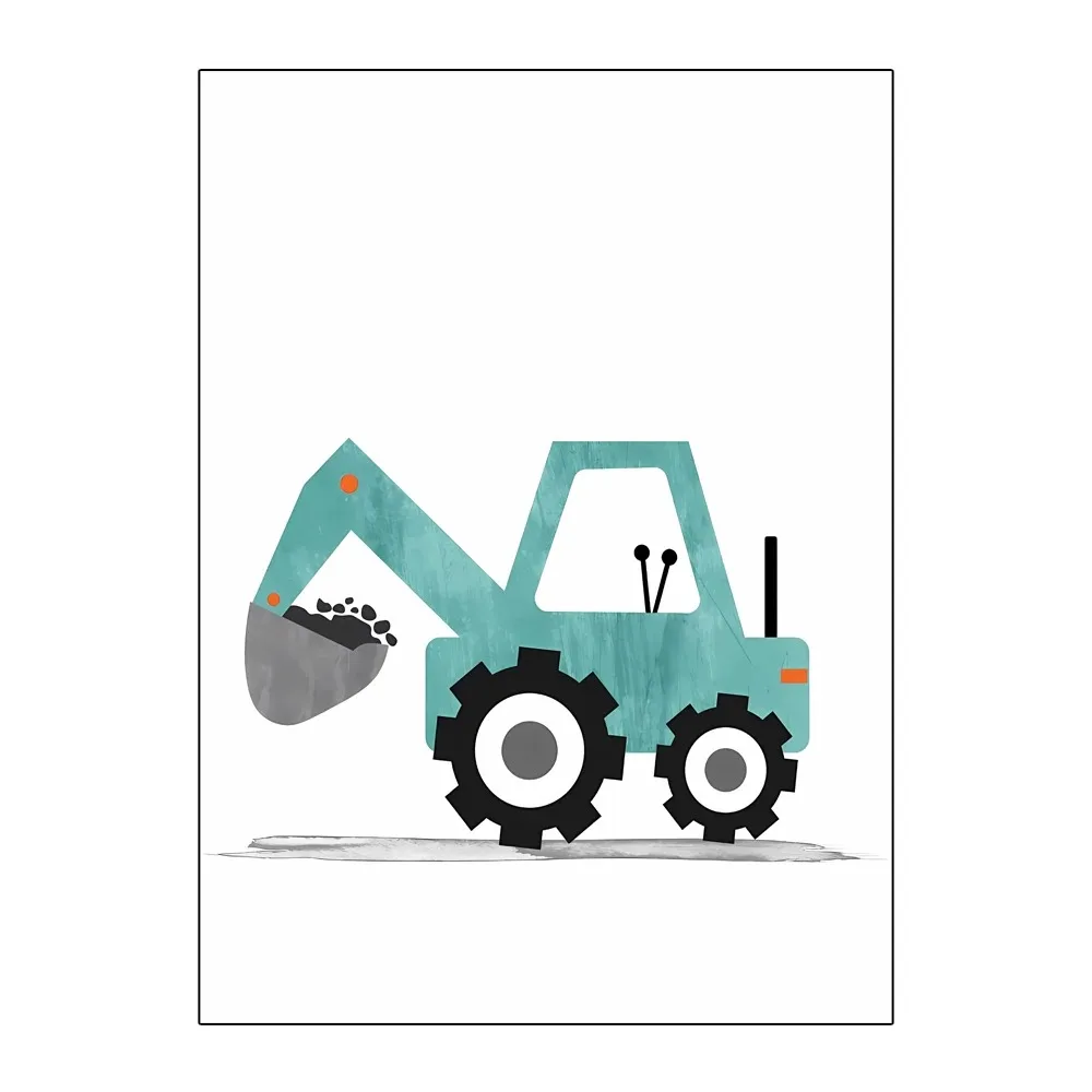 لوحة قماشية مطبوعة على الطراز  - مراجعة Heavy Equipment Background وسعره
