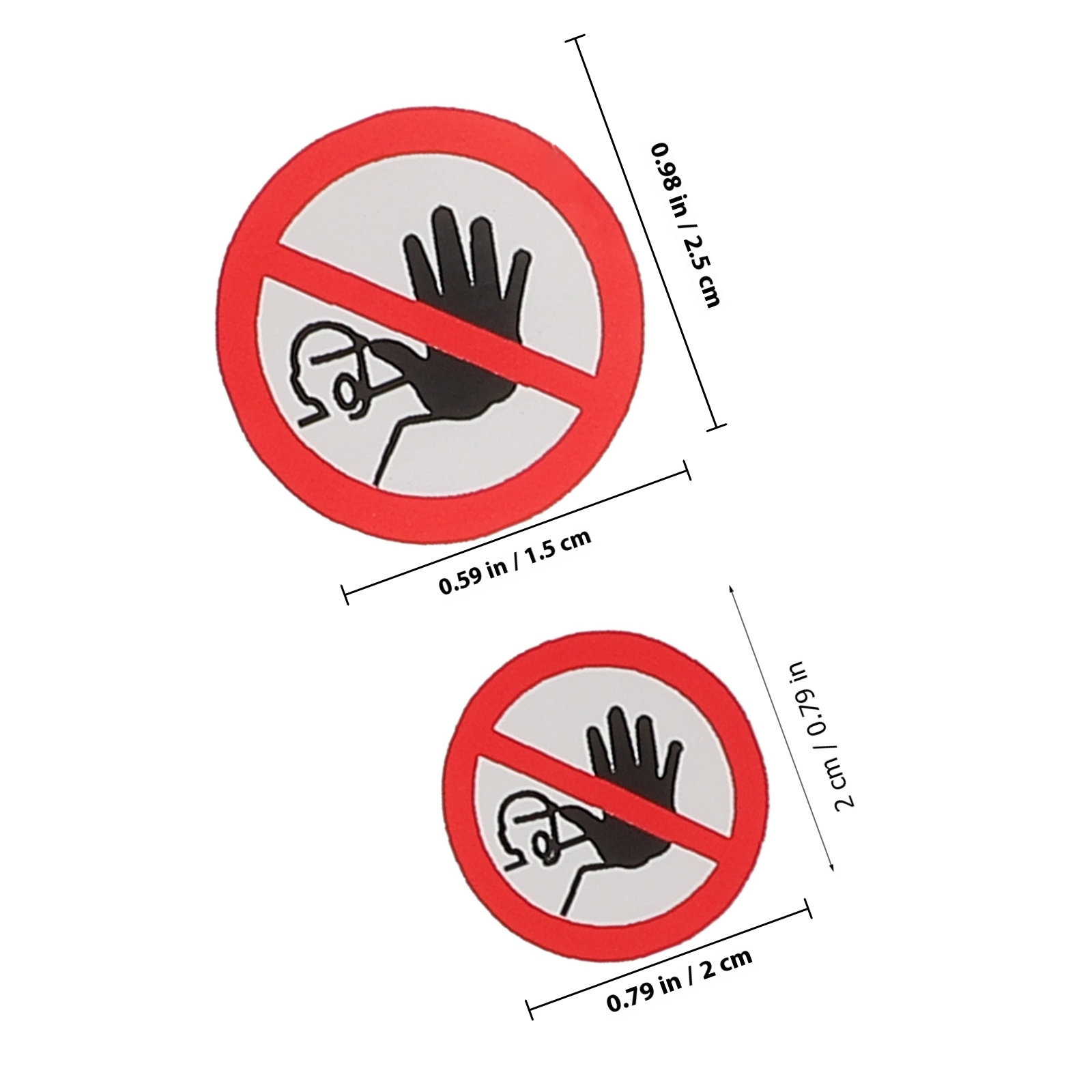 20 قطعة من ملصقات التحذير من ع - مراجعة Heavy Equipment Sign وسعره