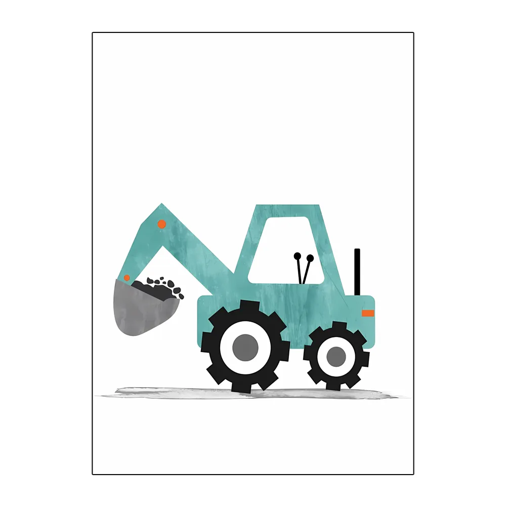 الحديثة الشمال نمط قماش طباعة  - مراجعة Heavy Equipment Background وسعره