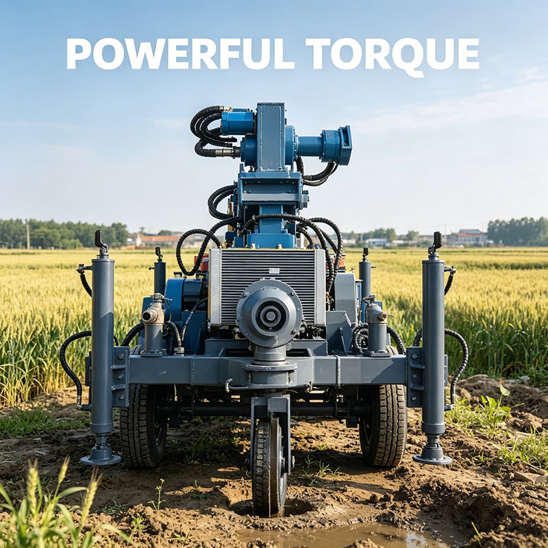 جهاز حفر آبار المياه الزاحف لل - مراجعة Heavy Equipment Drilling Rig وسعره